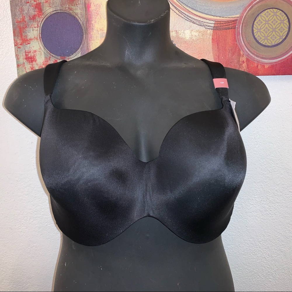 Black Balconette Bra Cacique 42F